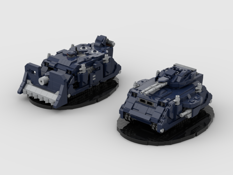Brick_boss Ultramarines PREDATOR Tank