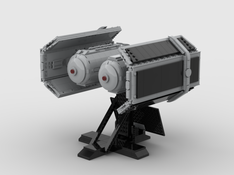 Brick_boss Imperial Tie Bomber With Stand