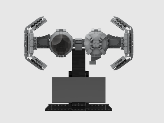 Brick_boss Imperial Tie Bomber With Stand