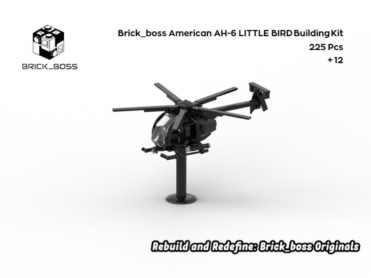 Brick_boss American AH-6 LITTLE BIRD