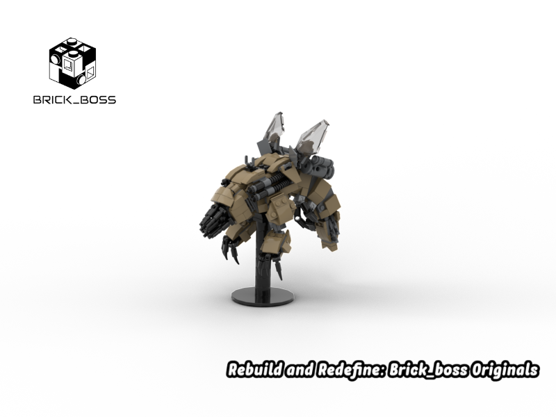 Brick_boss Mandalorian BASILISK Droid III