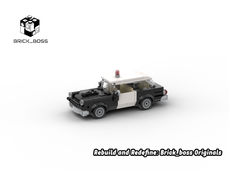 Brick_boss Vintage POLICE Car