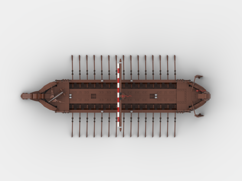 Brick_boss Greek TRIREME Ship