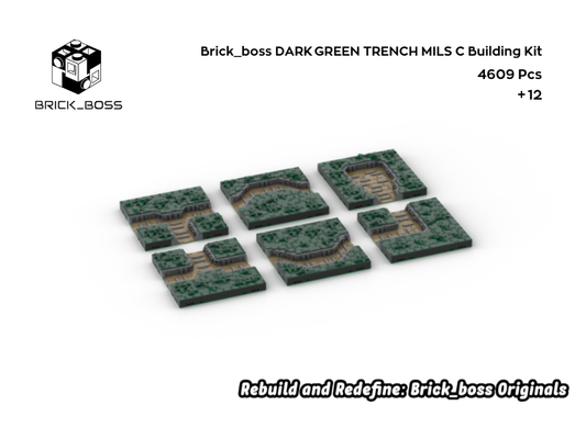 Brick_boss DARK GREEN TRENCH MILS C