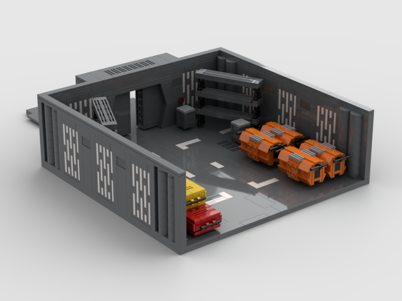 Brick_boss Imperial Corridor System Cargo Room