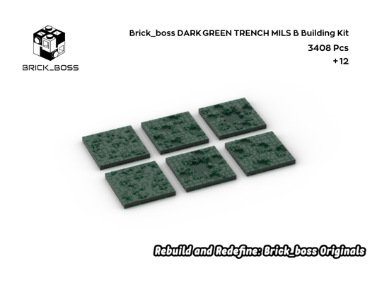 Brick_boss DARK GREEN TRENCH MILS B