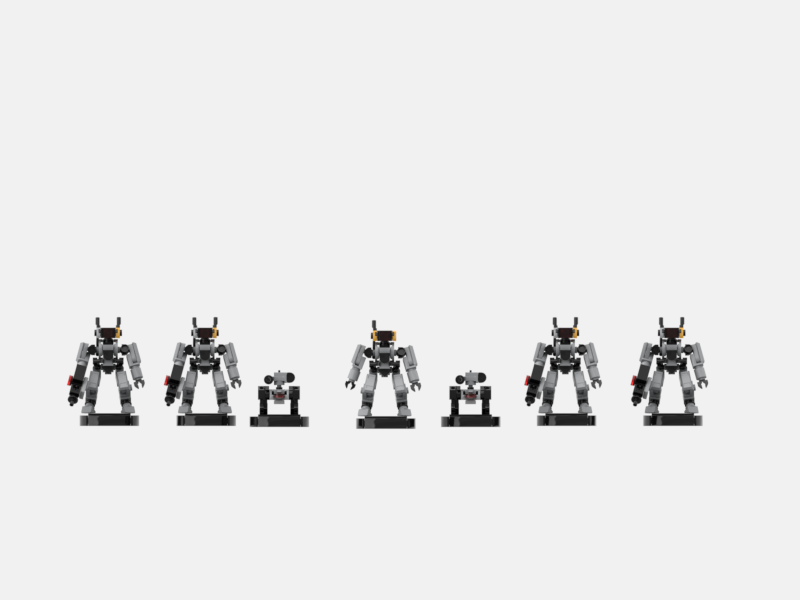Brick_boss Futuristic VANGUARD DRONE II Combat Patrol
