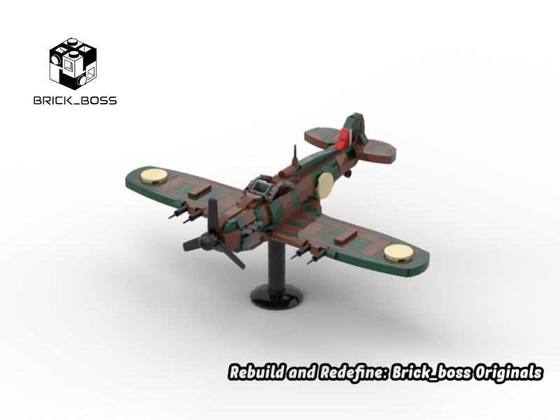 Brick_boss British RAF HAWKER HURRICANE