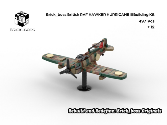 Brick_boss British RAF HAWKER HURRICANE III