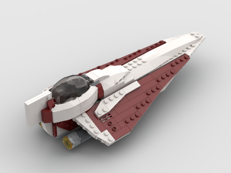 Brick_boss Jedi StarFighter Ship