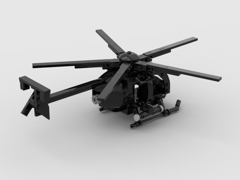 Brick_boss American AH-6 LITTLE BIRD