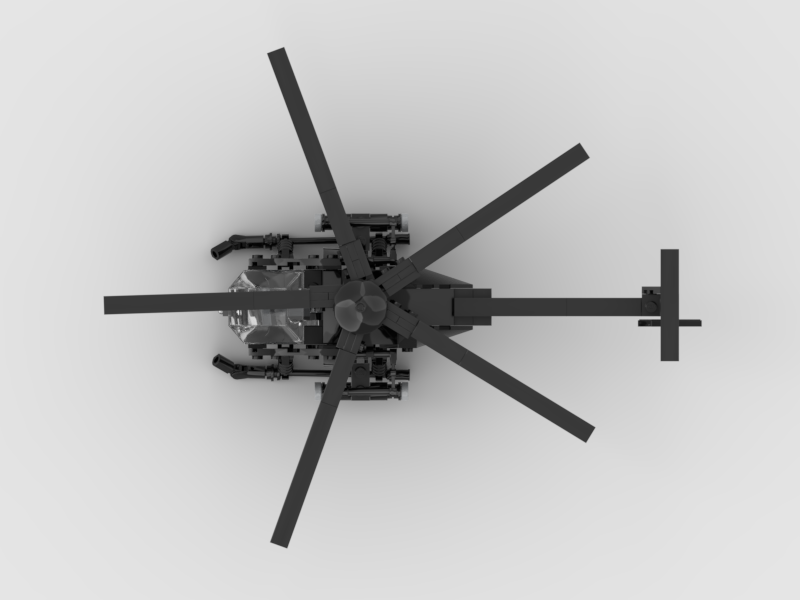 Brick_boss American AH-6 LITTLE BIRD