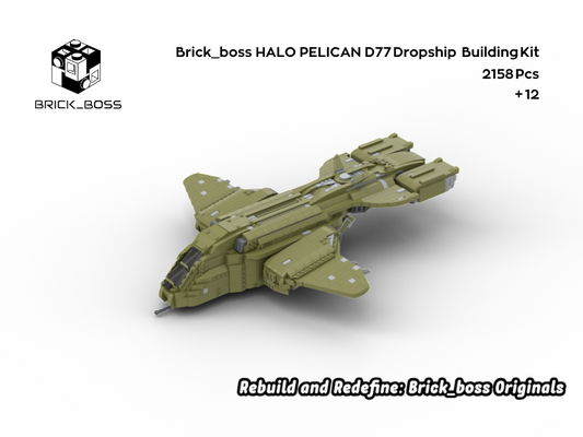 Brick_boss HALO PELICAN D77 Dropship