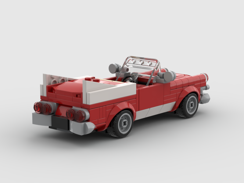 Brick_boss Vintage Red Car
