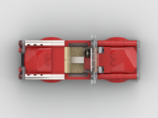Brick_boss Vintage Red Car