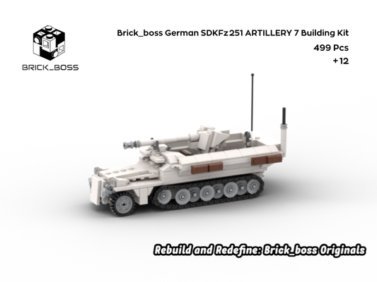 Brick_boss German SDKFZ-251 ARTILLERY 7