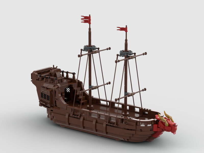 Brick_boss Medieval Fantasy War Ship