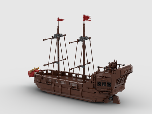 Brick_boss Medieval Fantasy War Ship