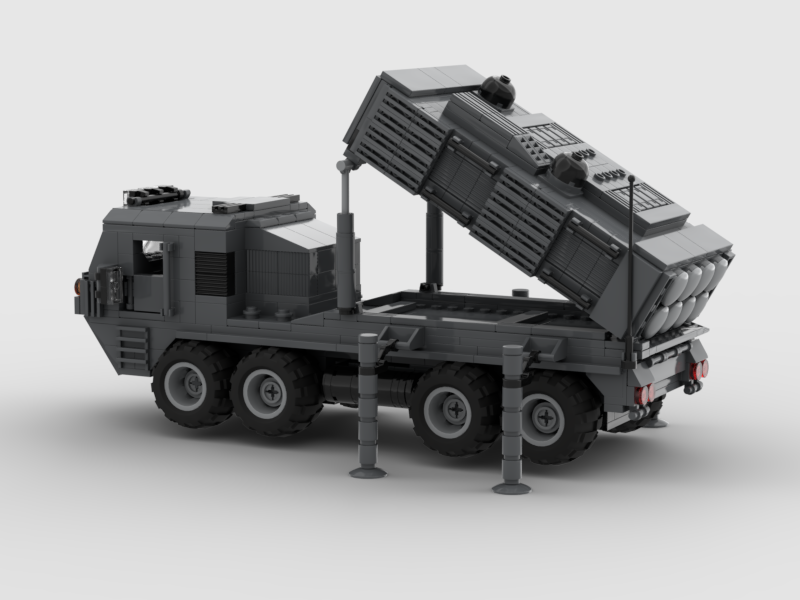Brick_boss Truck With Rocket Luncher (grey version)