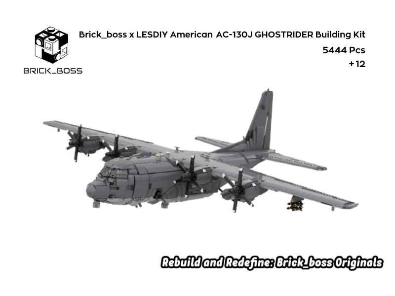 LESDIY American AC-130J GHOSTRIDER Gunship Building Kit