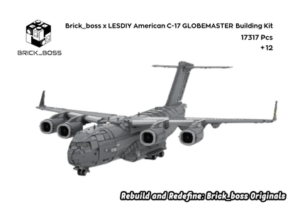 LESDIY American C-17 GLOBEMASTER III Aircraft Building Kit
