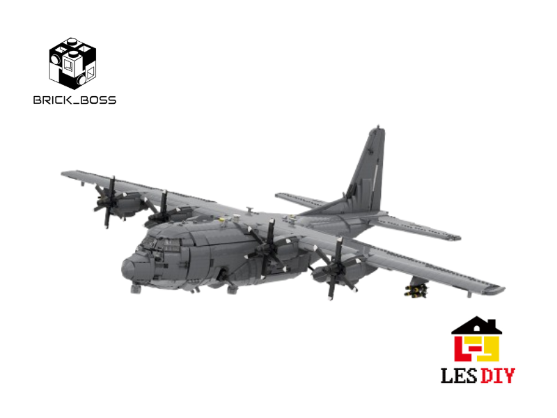 LESDIY American AC-130J GHOSTRIDER Gunship Building Kit