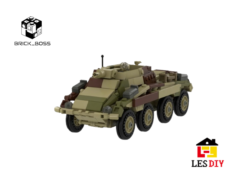 LESDIY German Sd.Kfz. 234/3 Tank Building Kit