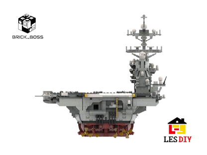 LESDIY American CVN-78 GERALD R. FORD Aircraft Carrier 1:300 Building Kit