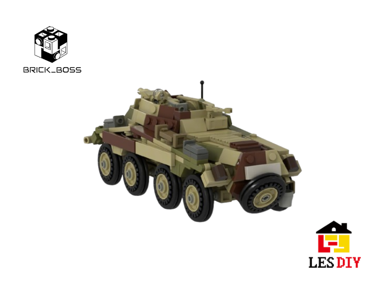 LESDIY German Sd.Kfz. 234/3 Tank Building Kit