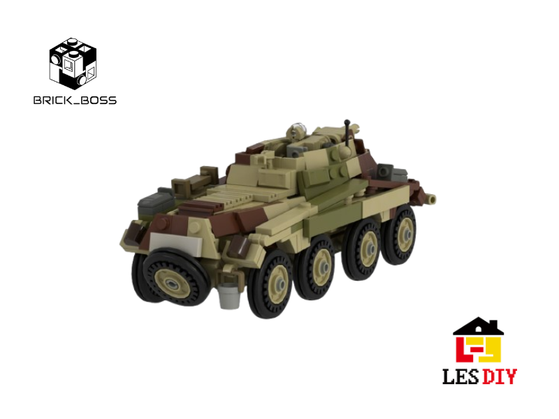 LESDIY German Sd.Kfz. 234/3 Tank Building Kit