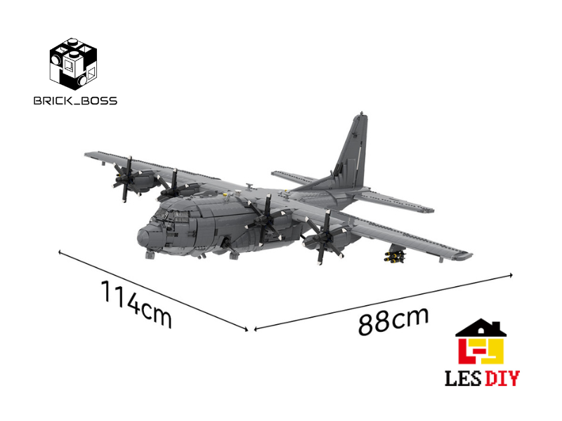 LESDIY American AC-130J GHOSTRIDER Gunship Building Kit