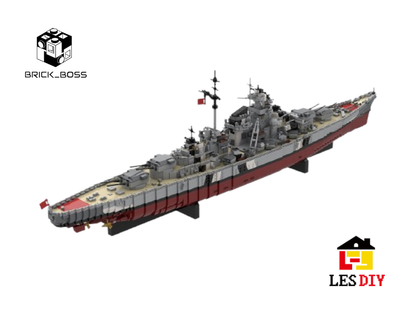 LESDIY German BISMARK Battleship 1:200 Building Kit