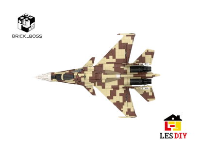 LESDIY Rusian SU-37 TERMINATOR Aircraft Building Kit