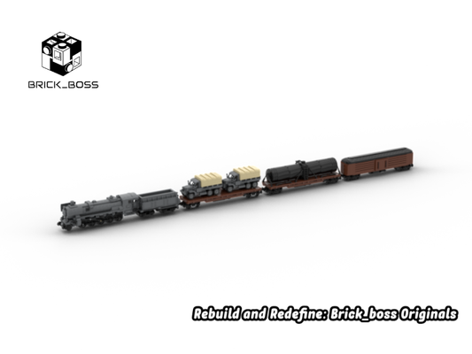 Brick_boss American CARGO Train 2
