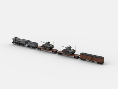 Brick_boss American CARGO Train 1