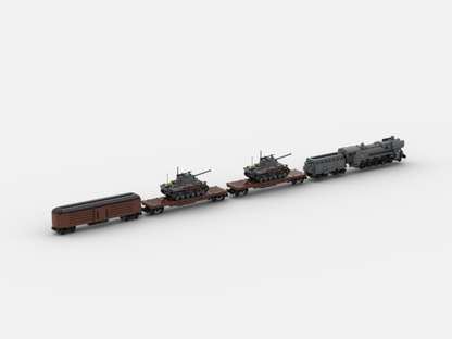 Brick_boss American CARGO Train 1