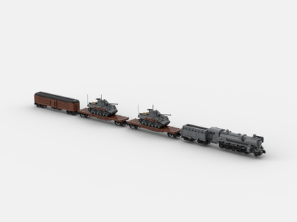 Brick_boss American CARGO Train 1