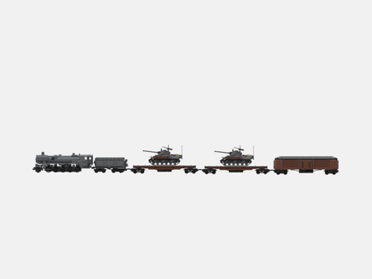 Brick_boss American CARGO Train 1
