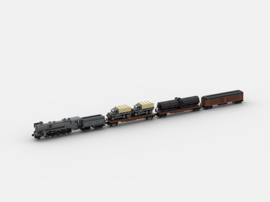 Brick_boss American CARGO Train 2