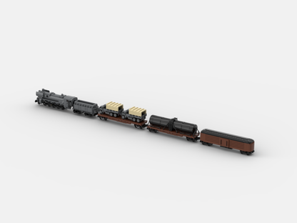 Brick_boss American CARGO Train 2