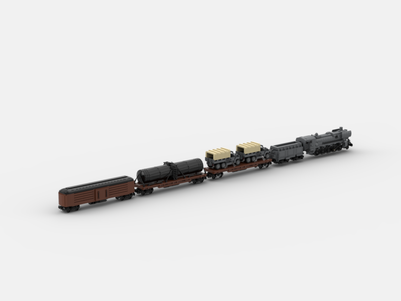 Brick_boss American CARGO Train 2