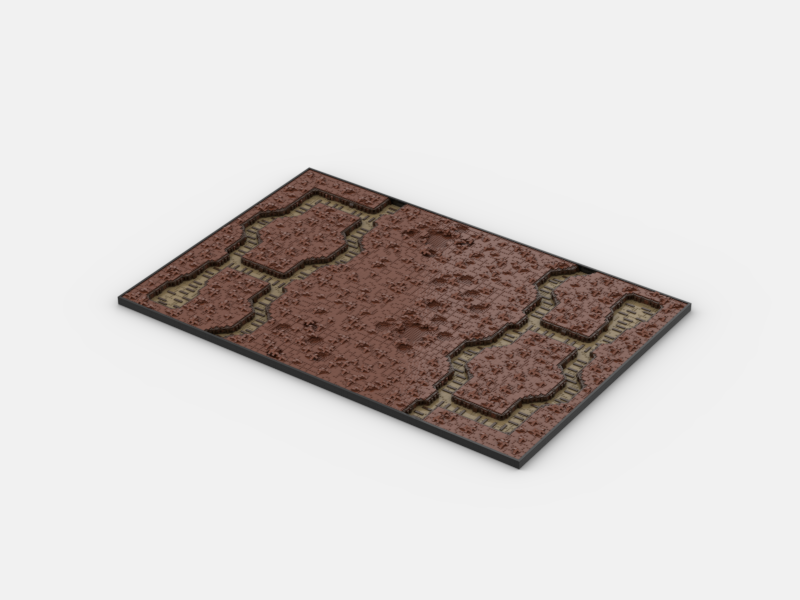 Brick_boss BROWN TRENCH Battlefield ABA