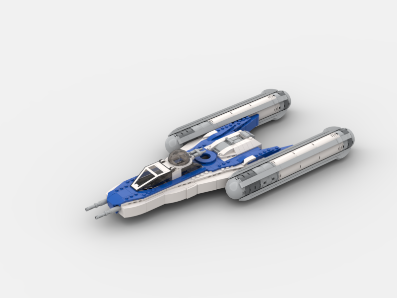 Brick_boss Clone BTL-B Y-WING Bomber (REX)