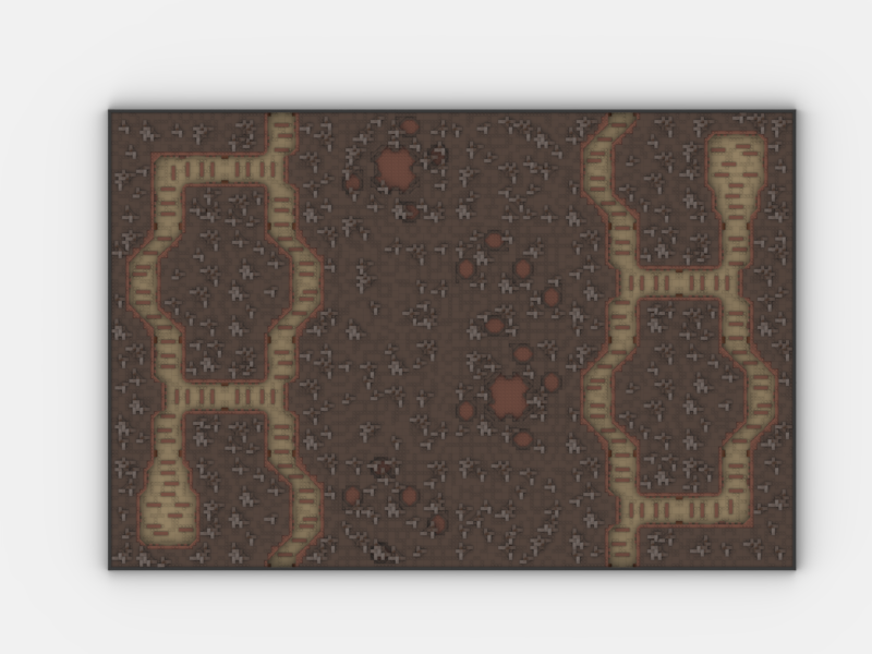 Brick_boss DARK BROWN TRENCH Battlefield ABA