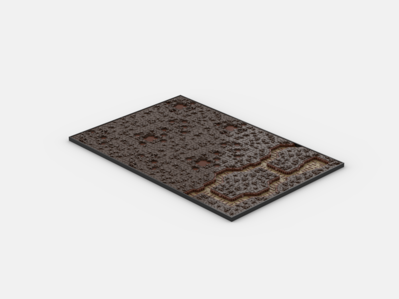 Brick_boss DARK BROWN TRENCH Battlefield BBA