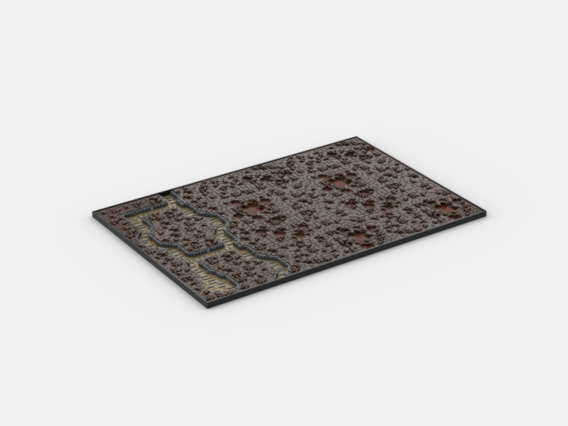 Brick_boss DARK BROWN TRENCH Battlefield BBC