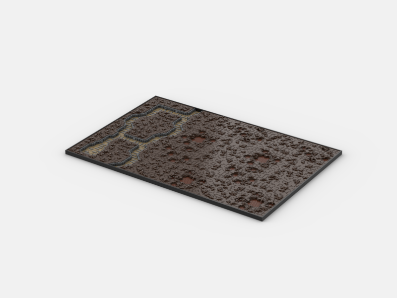 Brick_boss DARK BROWN TRENCH Battlefield BBC
