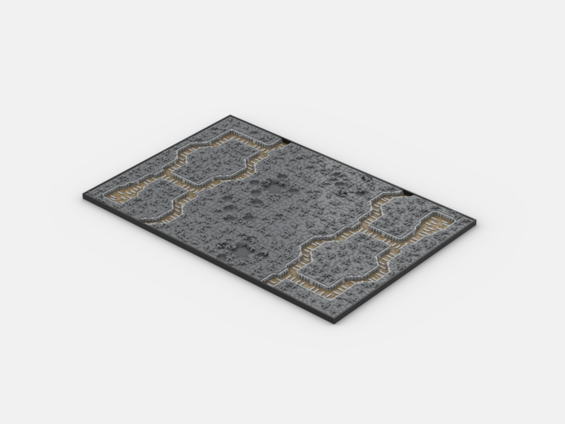 Brick_boss DARK GRAY TRENCH Battlefield CBC