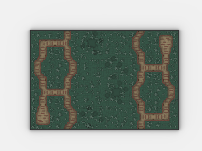 Brick_boss DARK GREEN TRENCH Battlefield ABA