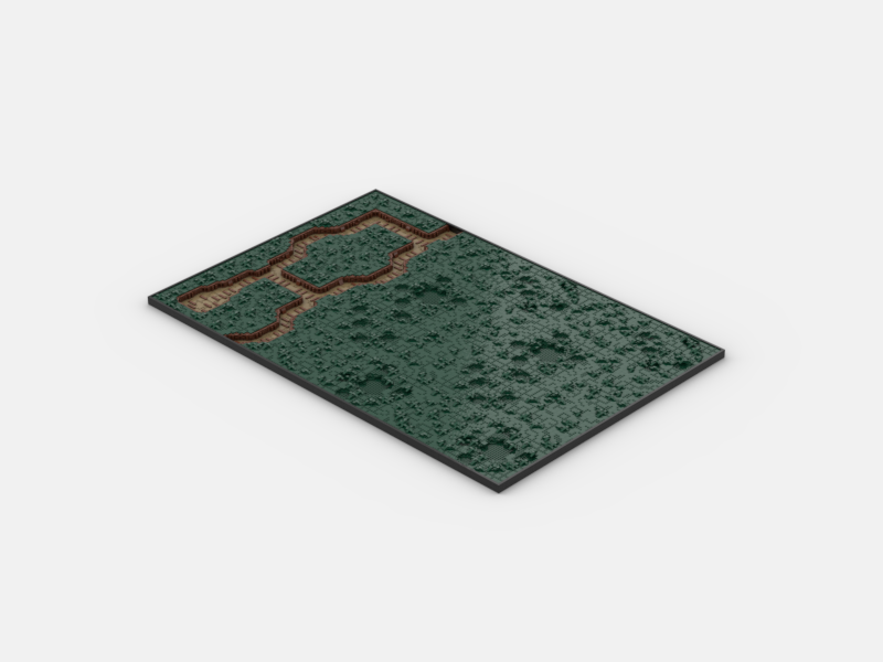 Brick_boss DARK GREEN TRENCH Battlefield BBA